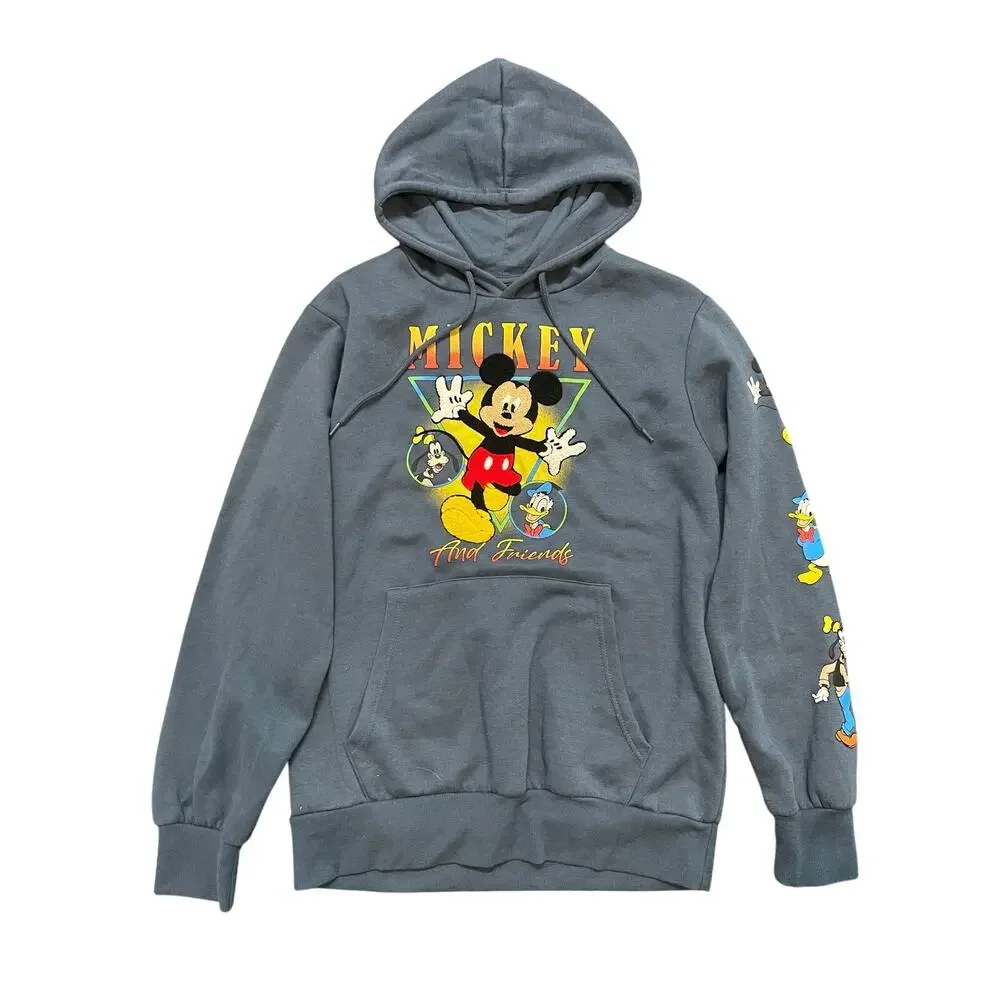 Disney Mickey and Friends Hoodie dark blue mickey mouse size medium unisex